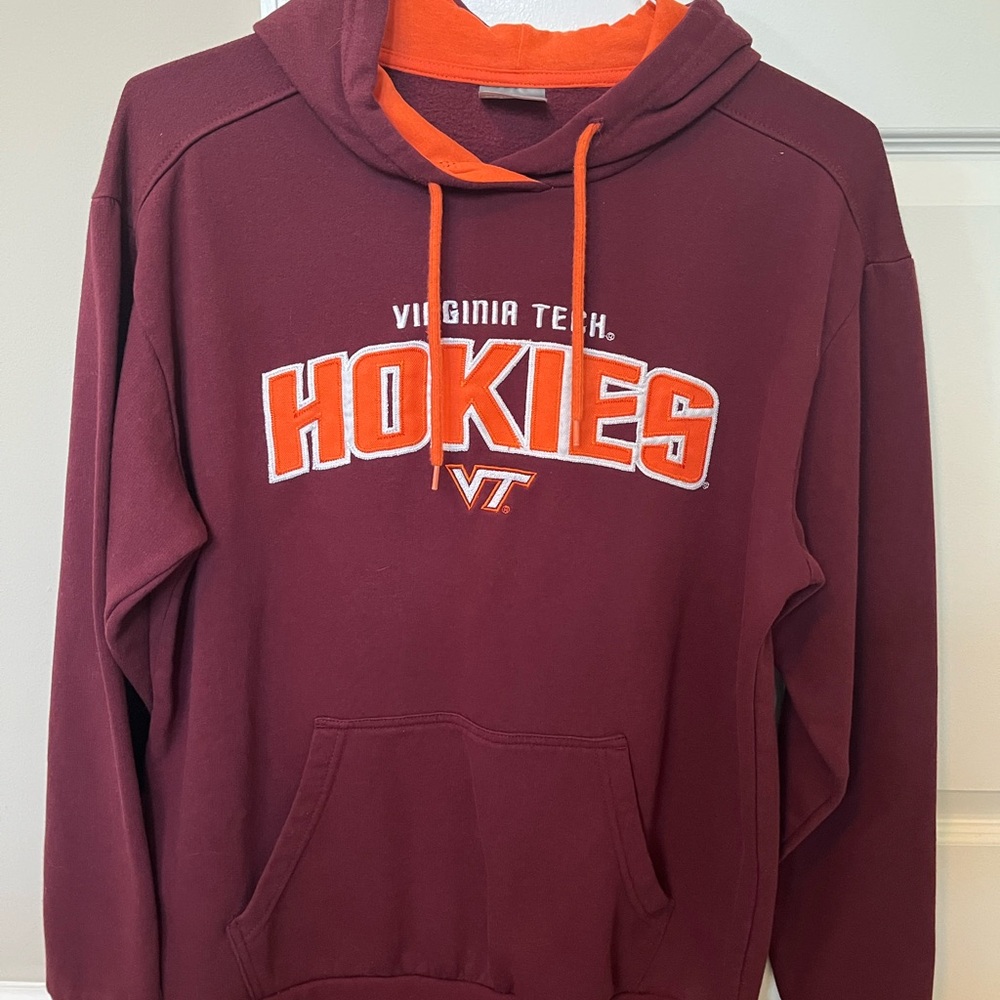 Virginia Tech Hokies Maroon & Orange Hoodie